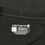 Carhartt T-Shirt - Large Black Cotton