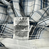 Lee Checked Cargo Shorts - 32W 11L Blue Cotton