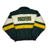 Packers Locker Line Football Windbreaker - 2XL Green Polyester