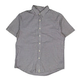 Polo By Ralph Lauren Checked Short Sleeve Shirt - Large Multicoloured Cotton