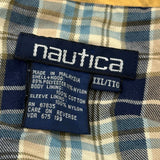 Nautica Checked Harrington Jacket - 2XL Yellow Polyester