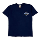 Hard Rock Cafe Graphic T-Shirt - Large Navy Cotton