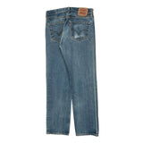 501 Levis Jeans - 32W 34L Blue Cotton