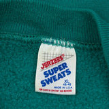 Made In USA Jerzees Graphic Sweatshirt - XL Green Cotton