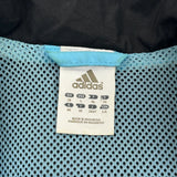 Adidas Striped Track Jacket - Large Black Polyester