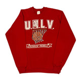 Unlv Runnin' Rebels Unbranded College Sweatshirt - Medium Red Cotton