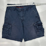 Polo By Ralph Lauren Cargo Shorts - 32W 10L Blue Cotton