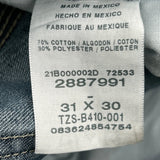 Lee Cargo Carpenter Jeans - 32W 30L Blue Cotton