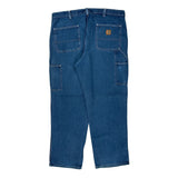 Carhartt Carpenter Pants - 38W 31L Blue Cotton
