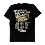 Trace Adkins Tour 2010 Bayside Band T-Shirt - Medium Black Cotton