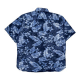 Joseph Abboud Hawaiian Shirt - XL Blue Cotton