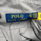 Polo By Ralph Lauren Short Sleeve Shirt - XL Grey Cotton