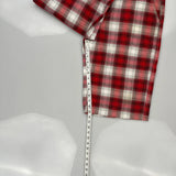 Southpole Checked Shorts - 36W 11L Red Cotton