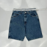 Wrangler Denim Shorts - 31W 10L Blue Cotton