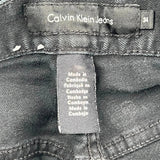 Calvin Klein Jeans - 32W 30L Black Cotton Blend