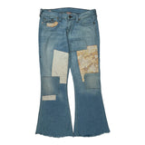 True Religion Flared Jeans - 34W UK 14 Light Wash Denim