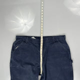 Carhartt Carpenter Trousers - 38W 30L Grey Cotton