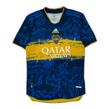 Boca Juniors Adidas 2022-23 Special Edition Football Shirt - Medium Blue Polyester