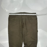 Dickies Carpenter Pants - 38W 32L Brown Cotton