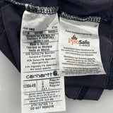 Pyrosafe Carhartt Long Sleeve T-Shirt - Large Blue Cotton Blend