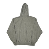 Nike College Hoodie - Large Gray Cotton Blend