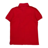 Tommy Hilfiger Polo Shirt - Medium Red Cotton