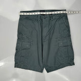 Levis Cargo Shorts - 34W 10L Grey Cotton