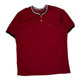 Tommy Hilfiger T-Shirt - Large Red Cotton