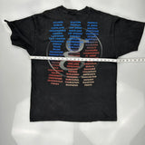 Tour Dates Unbranded Single Stitch T-Shirt - XL Black Cotton