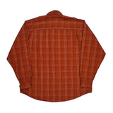 Wrangler Checked Shirt - XL Orange Cotton