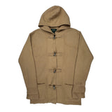 Ralph Lauren Duffle Coat - Medium Beige Merino Wool Blend