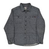 Dickies Striped Shirt - 2XL Blue Cotton