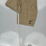 Looney Tunes Warner Bros Chino Shorts - 34W 7L Khaki Cotton