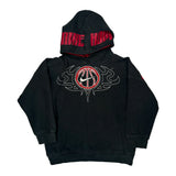 Age 8 Nike Graphic Hoodie - Medium Red Cotton