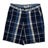 Ecko Unltd Checked Chino Shorts - 34W 10L Gray Cotton