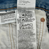 501 Levis Jeans - 32W 29L Light Wash Cotton