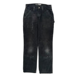 Carhartt Carpenter Trousers - 30W 32L Black Cotton