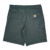 Carhartt Carpenter Shorts - 36W 9L Gray Cotton