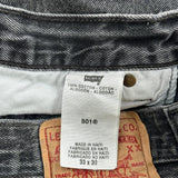 Levis Jeans - 33W 30L Gray Cotton