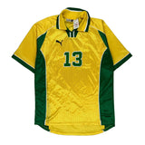 Number 13 Puma Football Shirt - XL Yellow Polyester