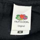 Fruit Of The Loom T-Shirt - Medium Black Cotton