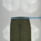 Carhartt Carpenter Trousers - 32W 32L Green Cotton