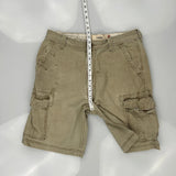 Levis Cargo Shorts - 34W 11L Khaki Cotton