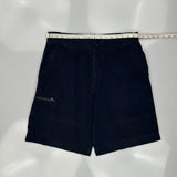 Nautica Cargo Shorts - 34W 9L Navy Cotton