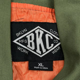 Brooklyn Bkc Graphic Bomber Jacket - XL Green Polyester