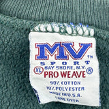 Made In USA Mv Sport College Sweatshirt - XL Green Cotton