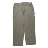 Carhartt Cargo Carpenter Trousers - 36W 30L Khaki Cotton