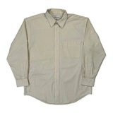 Yves Saint Laurent Shirt - Large Cream Cotton