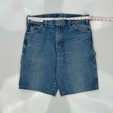 Dickies Denim Shorts - 34W 9L Blue Cotton