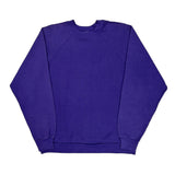 1990'S Blank Made In USA Tultex Sweatshirt - XL Purple Cotton